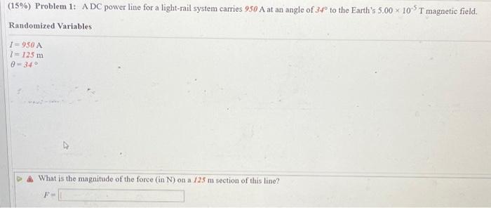 Solved (15\%) Problem 1: A DC power line for a light-rail | Chegg.com