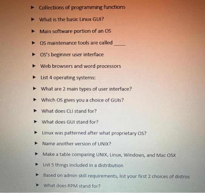 Solved Collections of programming functions What is the | Chegg.com