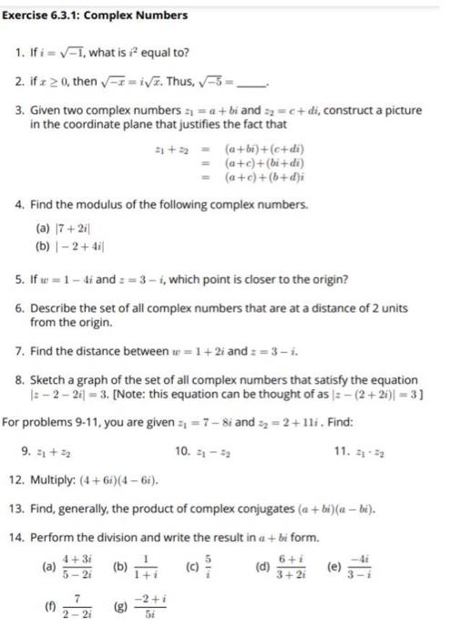 Solved 1. If i=−1, what is i2 equal to? 2. if x≥0, then | Chegg.com