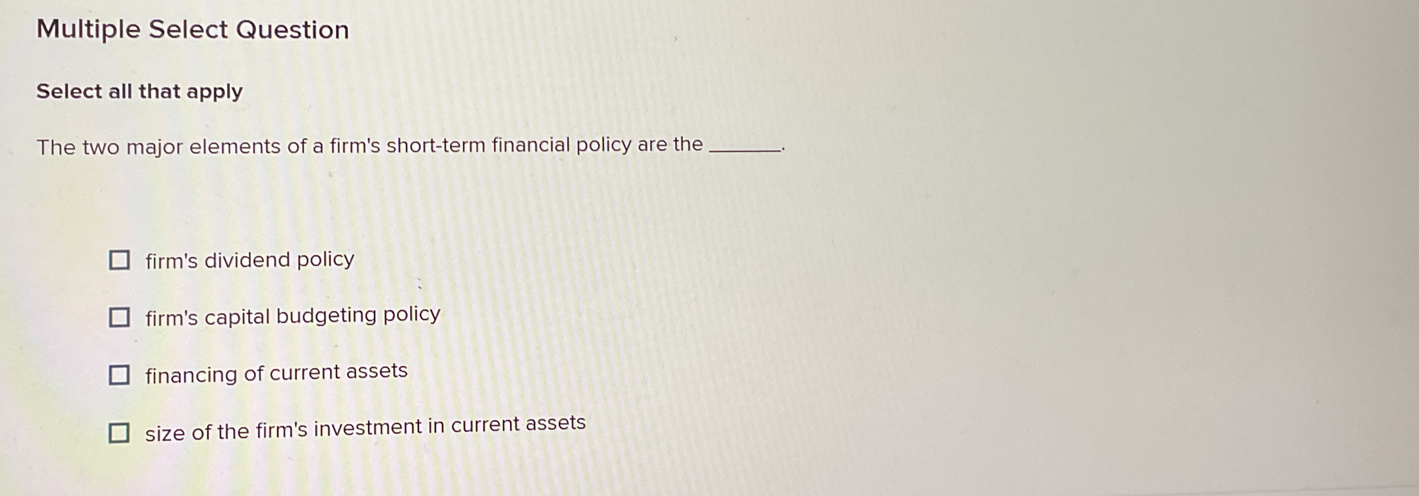 Solved Multiple Select QuestionSelect all that applyThe two | Chegg.com