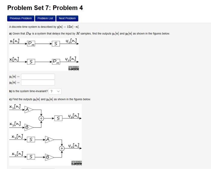 Solved Problem Set 7: Problem 4 Previous Problem Problem | Chegg.com