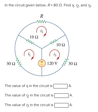 Solved In The Circuit Given Below R Find I I And Chegg Com