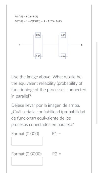 \[ \begin{array}{l} P(L \cap R)=P(L) \cdot P(R) \\ P(T \cap B)=1-P\left(T^{\prime} \cap B^{\prime}\right)=1-P\left(T^{\prime}