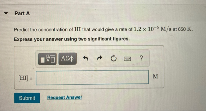 Solved The following experimental data were obtained in a | Chegg.com