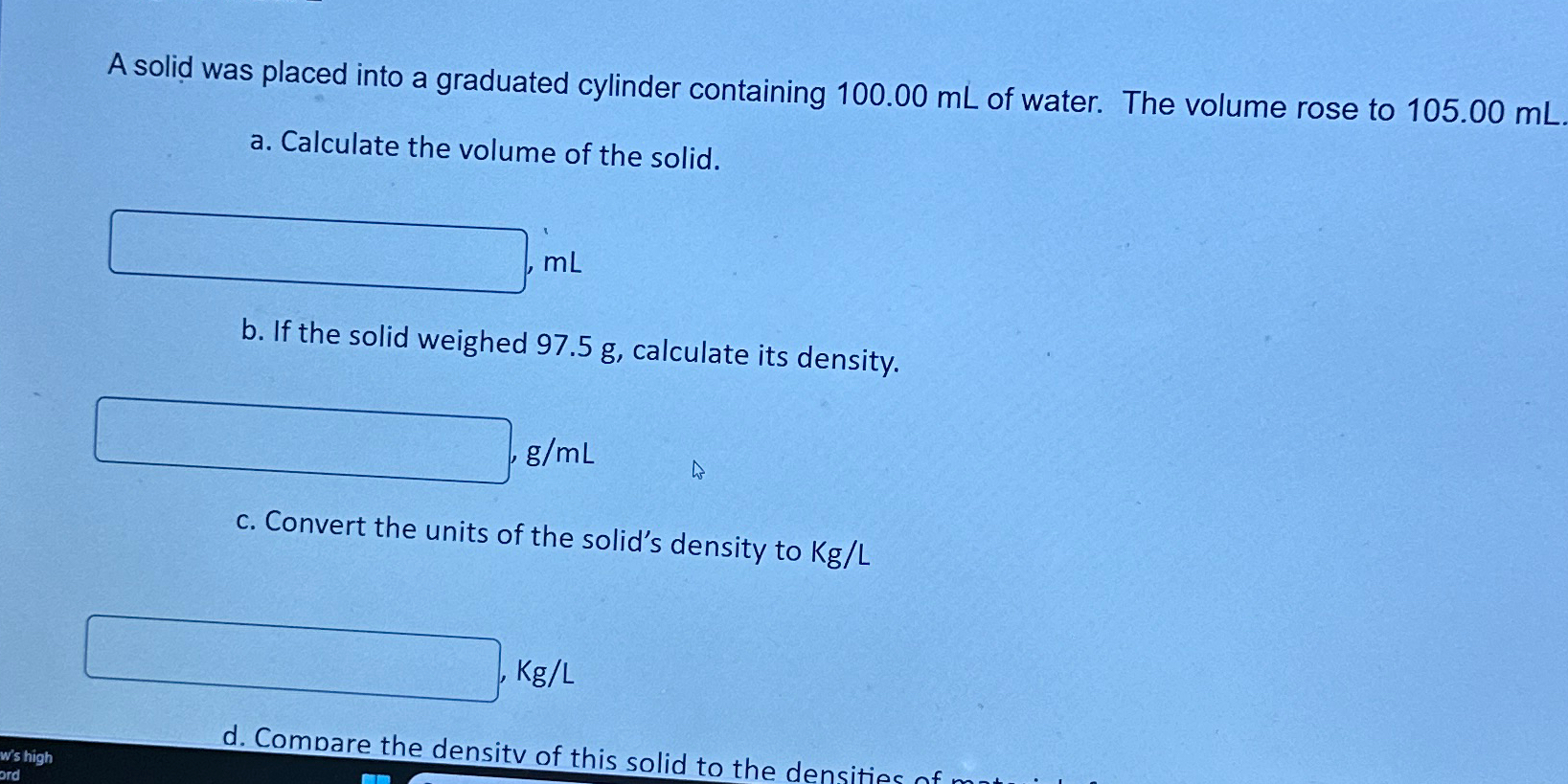 Kg liter converter outlet calculator