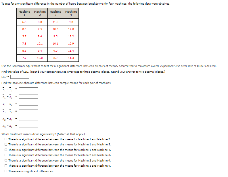 Solved To test for any significant difference in the number | Chegg.com