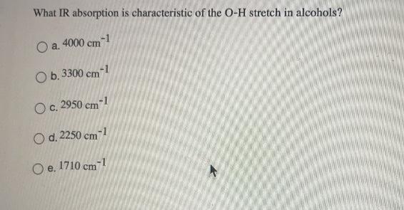 Solved Which of the following compounds has a vibration that | Chegg.com