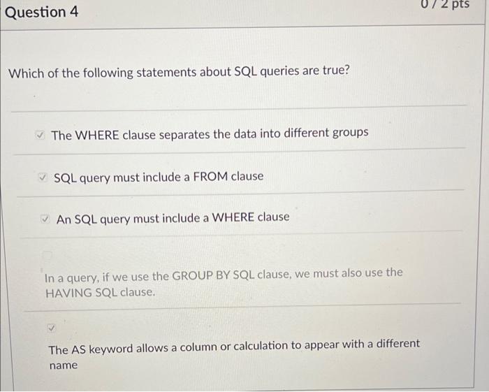 Solved Question 4 Which of the following statements about | Chegg.com