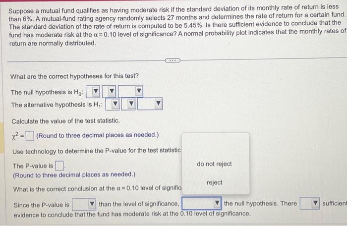 Solved Suppose A Mutual Fund Qualifies As Having Moderate | Chegg.com