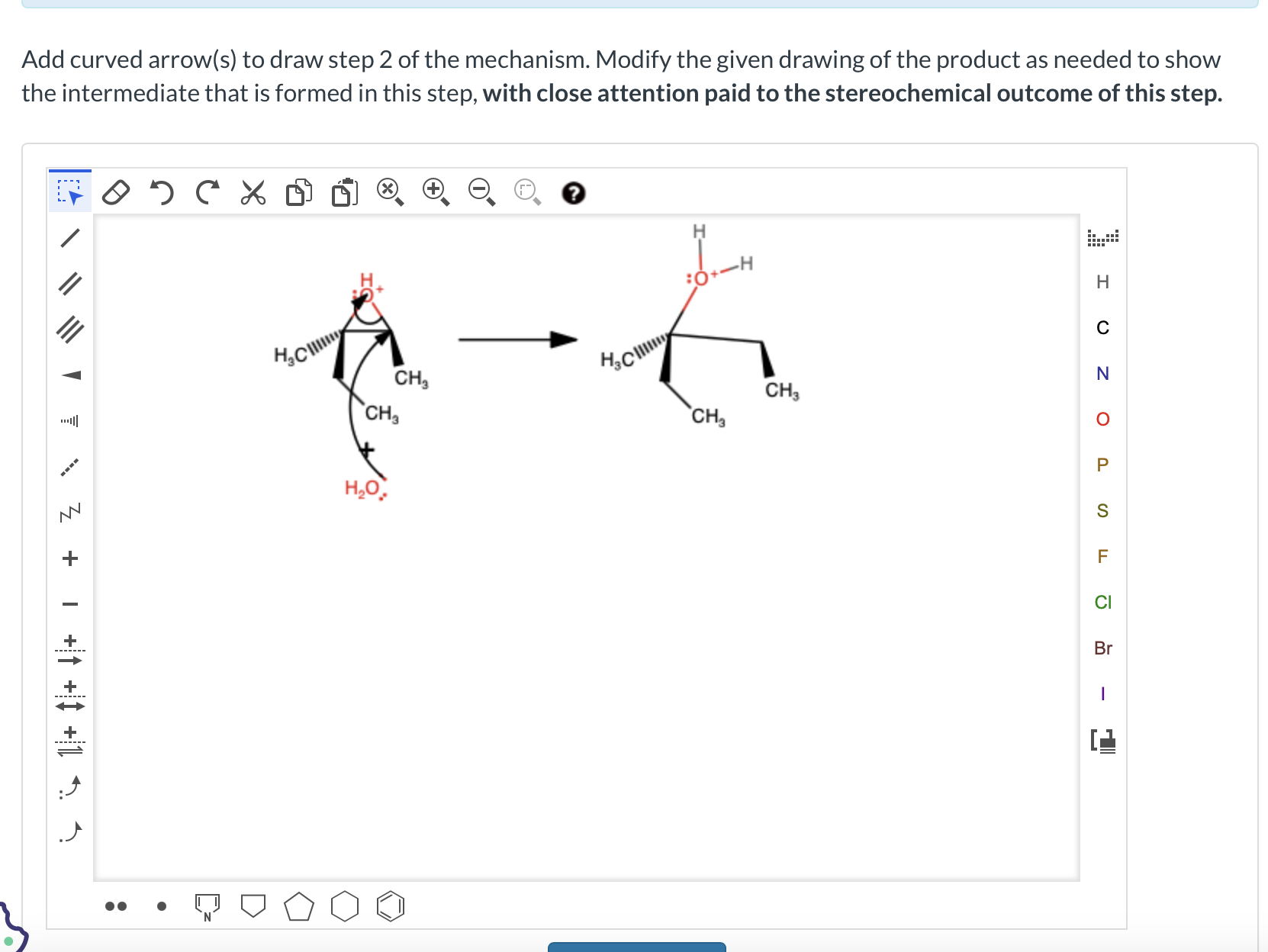 Solved Please help with mechanism step 2. ﻿show everything | Chegg.com