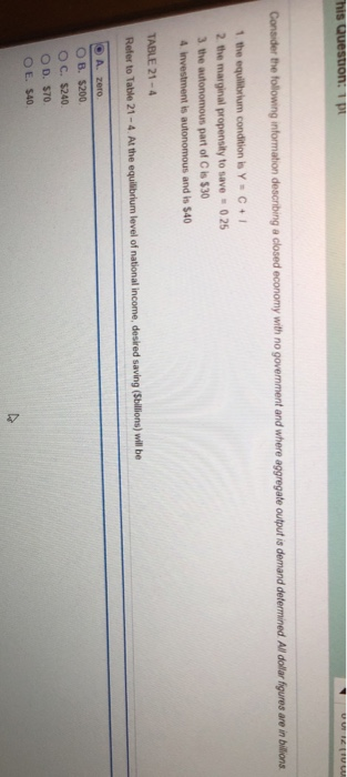 Solved his Question: 1pu Consider the following information | Chegg.com
