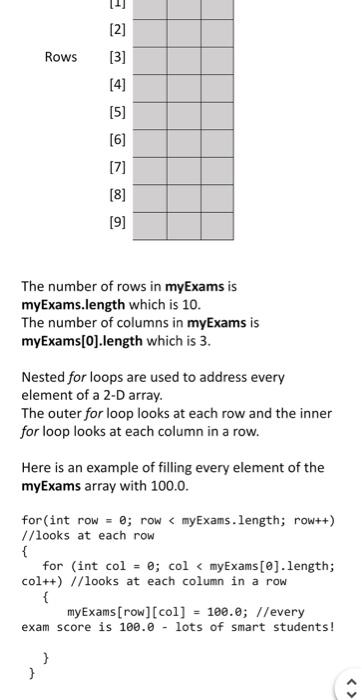 Solved Your program should: - Load myExams array with the | Chegg.com