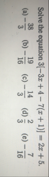 Solved Solve the equation | Chegg.com
