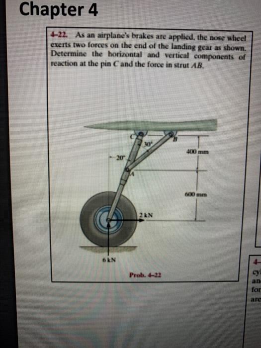Solved Chapter 4 +22. As an airplane's brakes are applied,