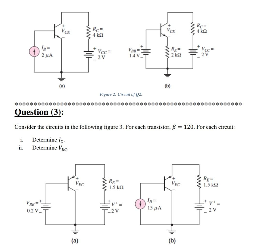 Solved Question (1): Consider The Circuit Shown In The | Chegg.com