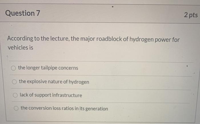 Solved Question 6 2 pts According to the lecture what is the | Chegg.com