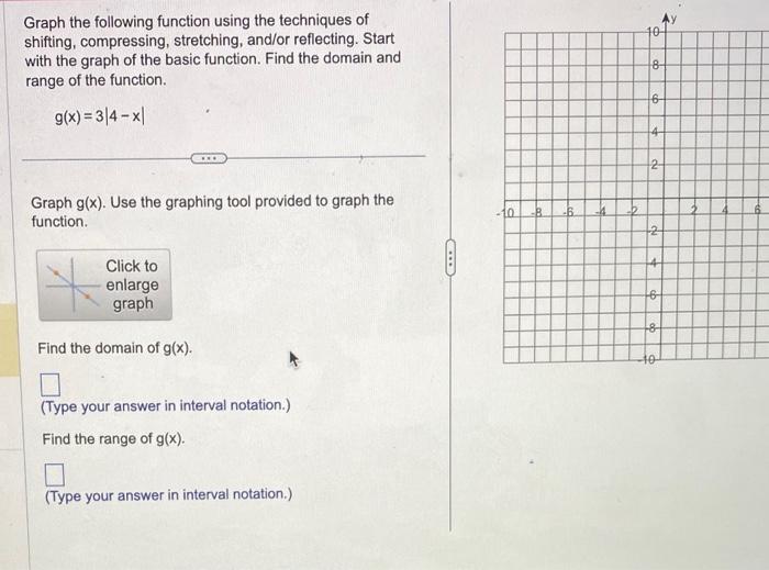 Solved Graph the following function using the techniques of | Chegg.com