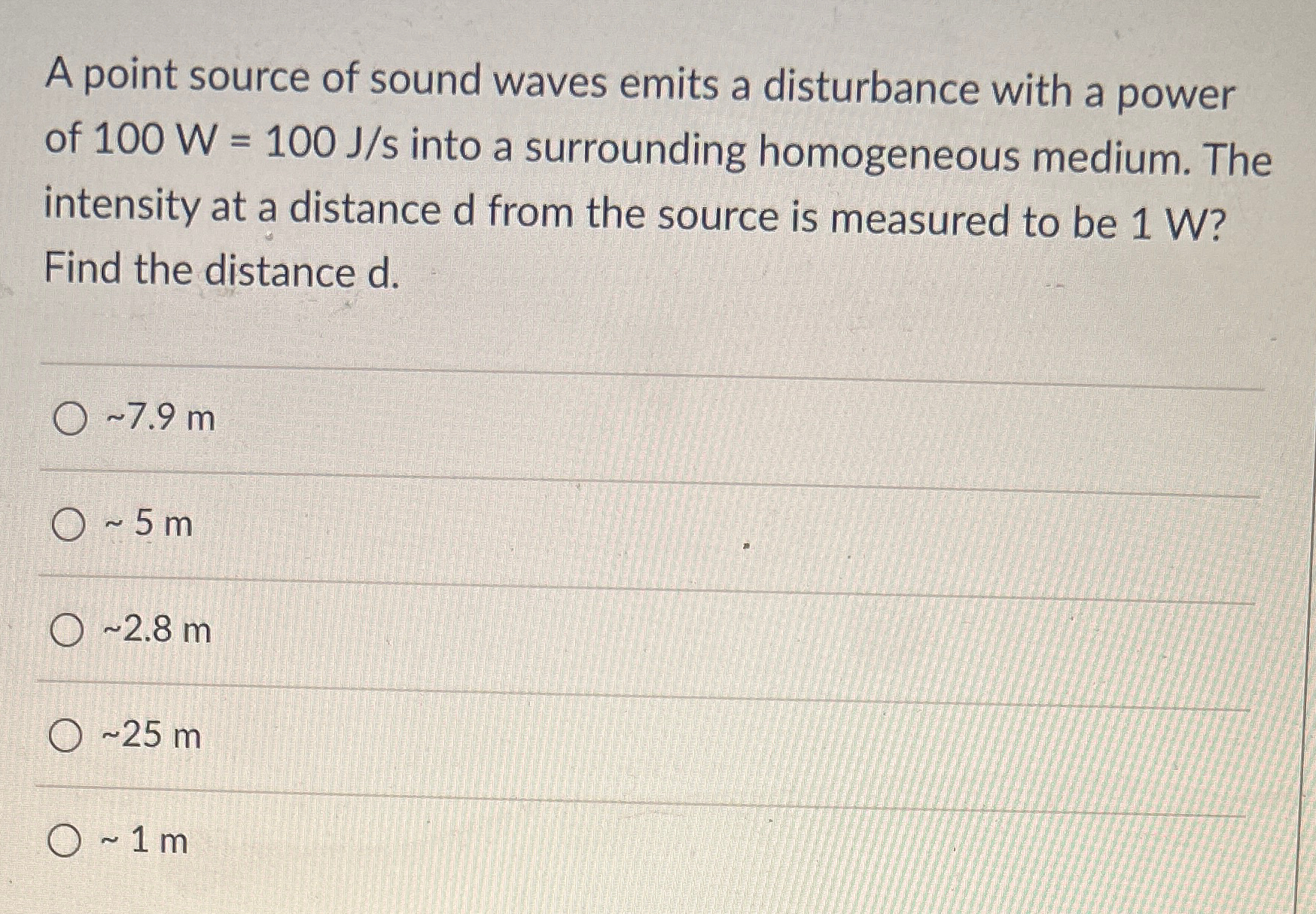 Solved A point source of sound waves emits a disturbance | Chegg.com
