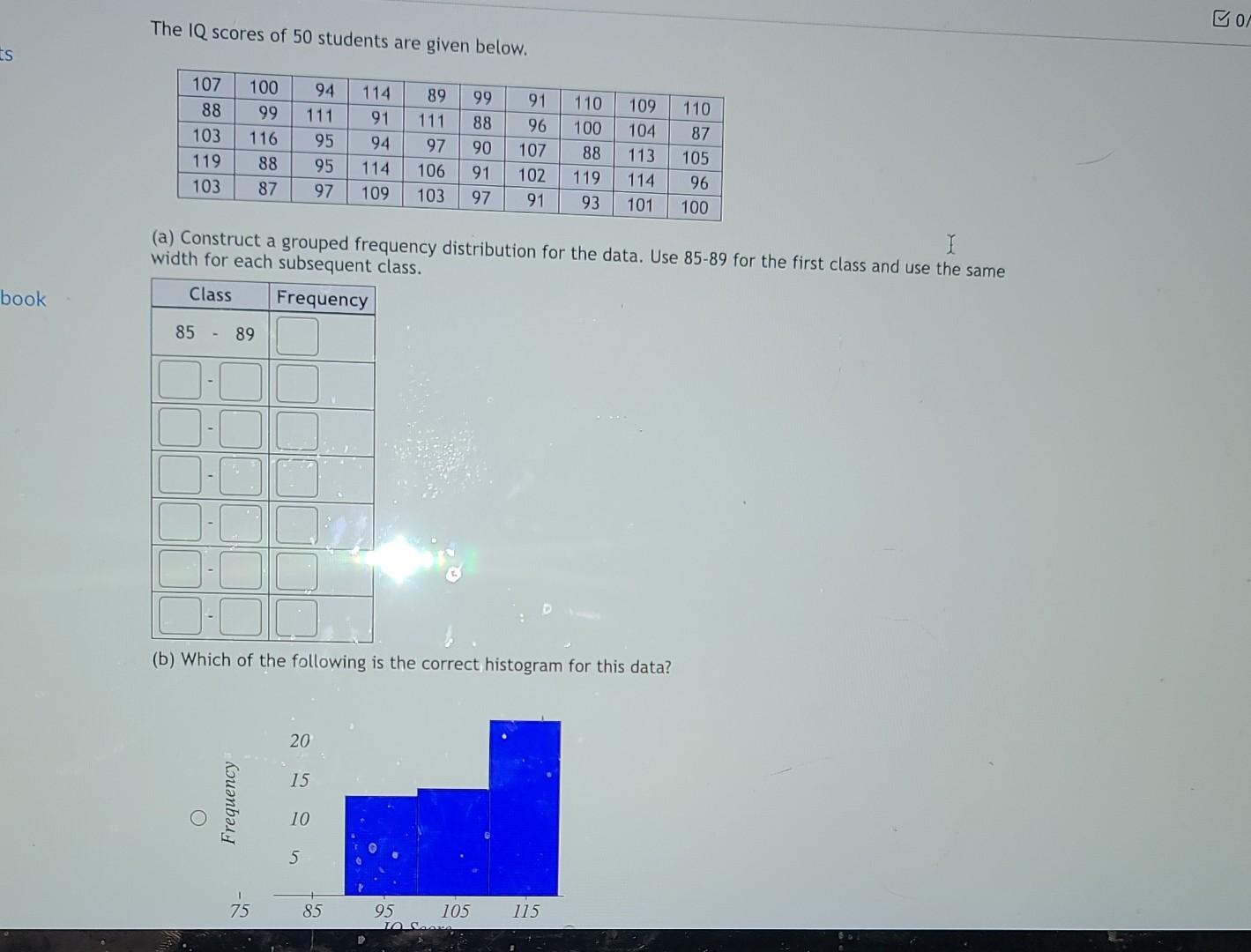 solved-the-iq-scores-of-50-students-are-given-below-a-chegg