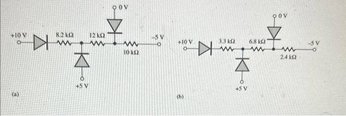 Solved find the Q-point for the diode in the circuit shown | Chegg.com