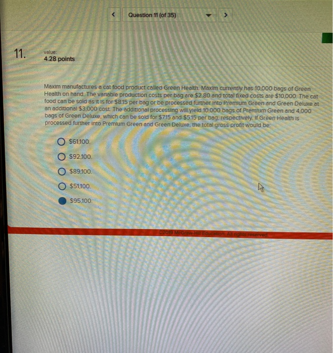 Solved Question 11 Of 35 Value 4 28 Points Maxim Manu Chegg Com