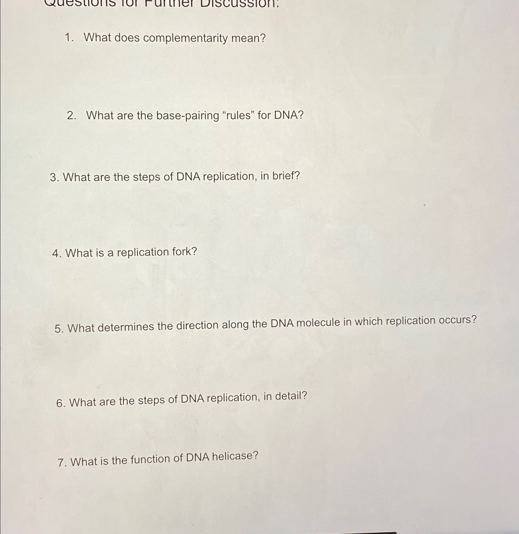 What does complementarity mean?What are the