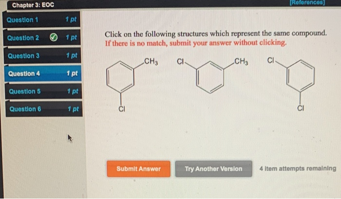 Solved Chapter 3: EOC [References) Question 1 1 pt Question | Chegg.com