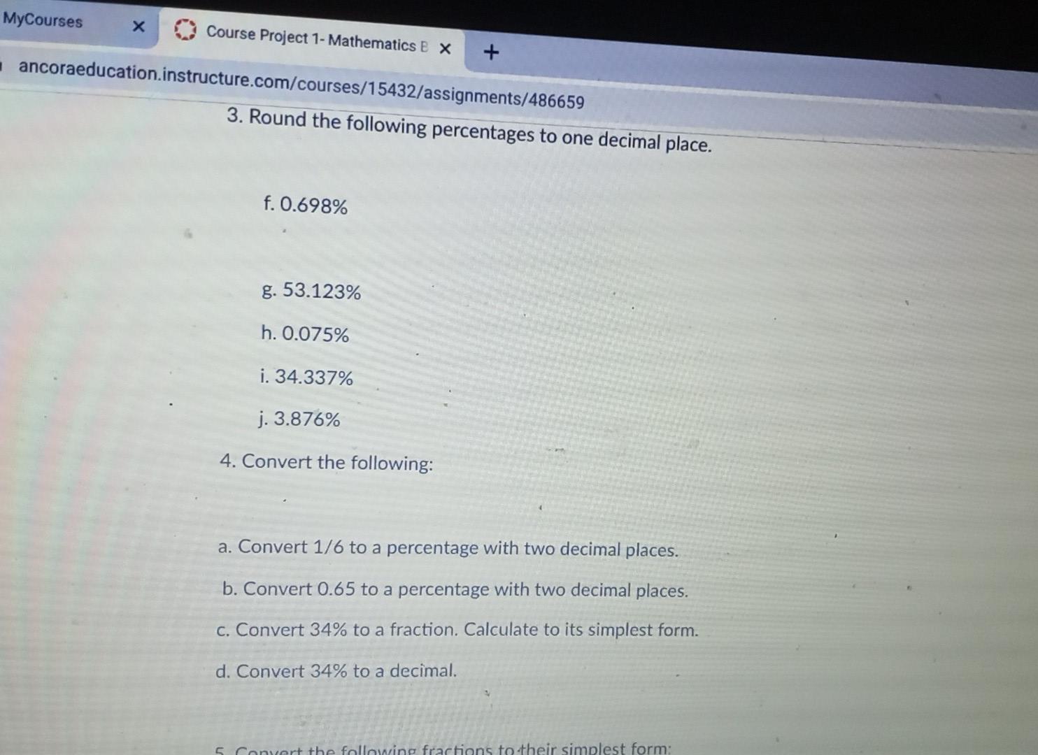 How to round off a decimal. How to express the quotient as a decimal -- A  complete course in arithmetic