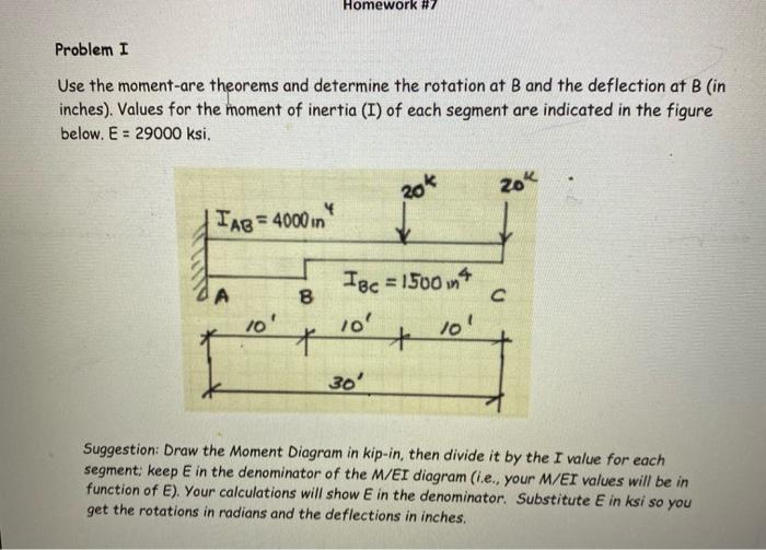 Solved Homework #7 Problem I Use The Moment-are Theorems And | Chegg.com