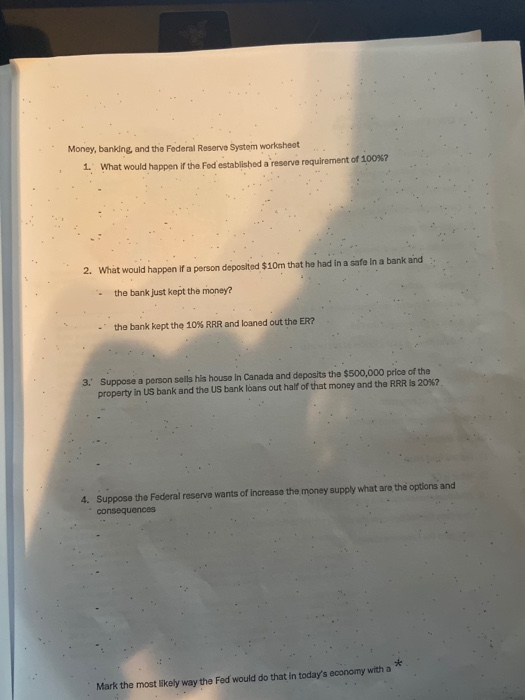 the-federal-reserve-worksheet-answers-studying-worksheets