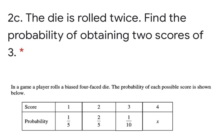 Solved 1a. The Following Table Shows The Probability | Chegg.com