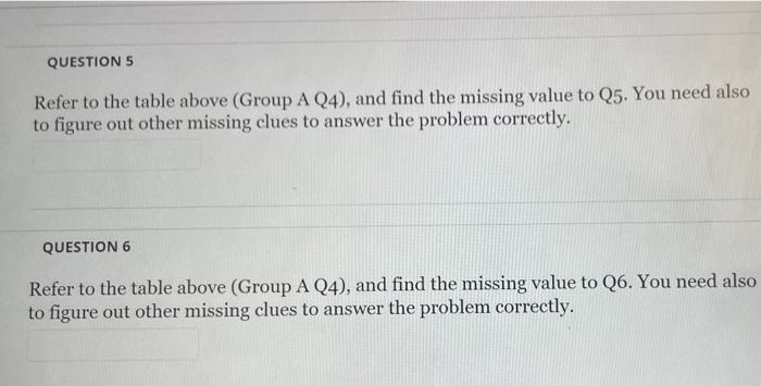 Solved Problems 4-6 Refer To The Table Below. What Is | Chegg.com