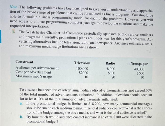 Solved Note: The following problems have been designed to | Chegg.com