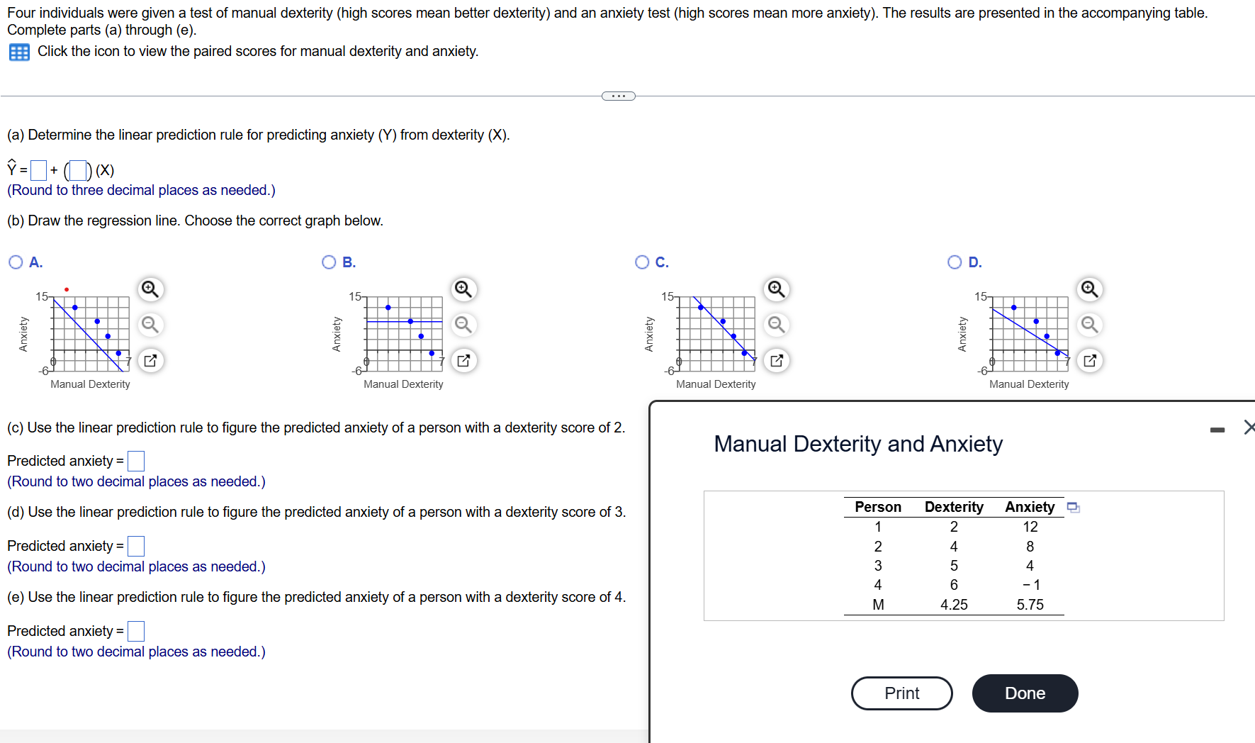 Solved (c) ﻿Use the linear prediction rule to figure the | Chegg.com