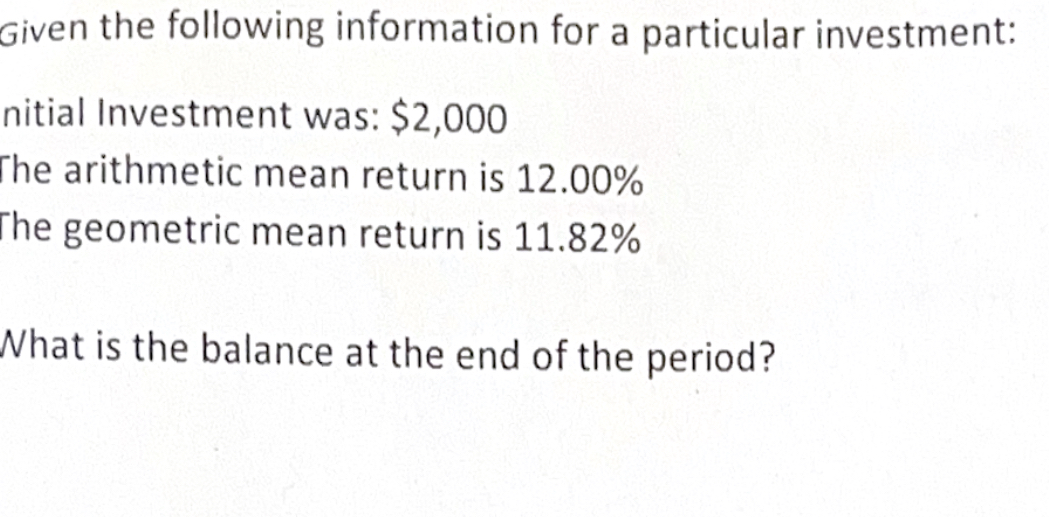 Solved Given the following information for a particular | Chegg.com