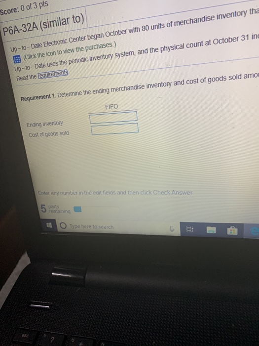 Solved Homework: Chapter 6 Homework Score: 0 of 3 pts