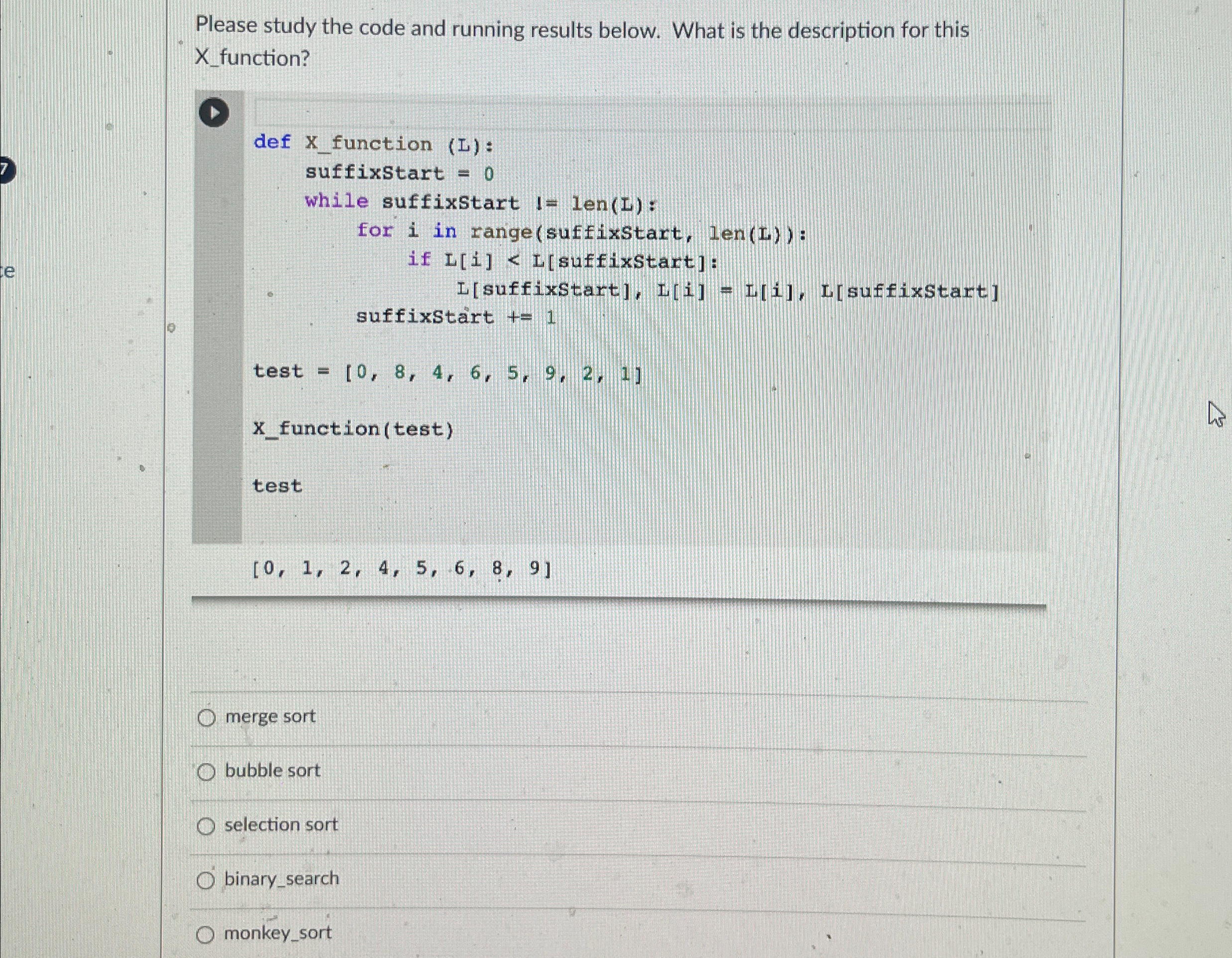 Solved Please study the code and running results below. What | Chegg.com