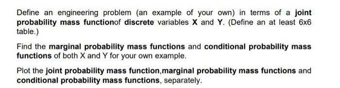 Solved Define an engineering problem (an example of your | Chegg.com