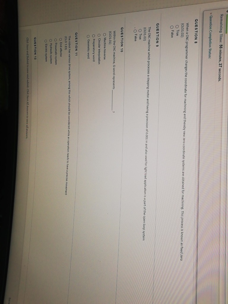 Solved Question Completion Status: QUESTION 2 When a | Chegg.com