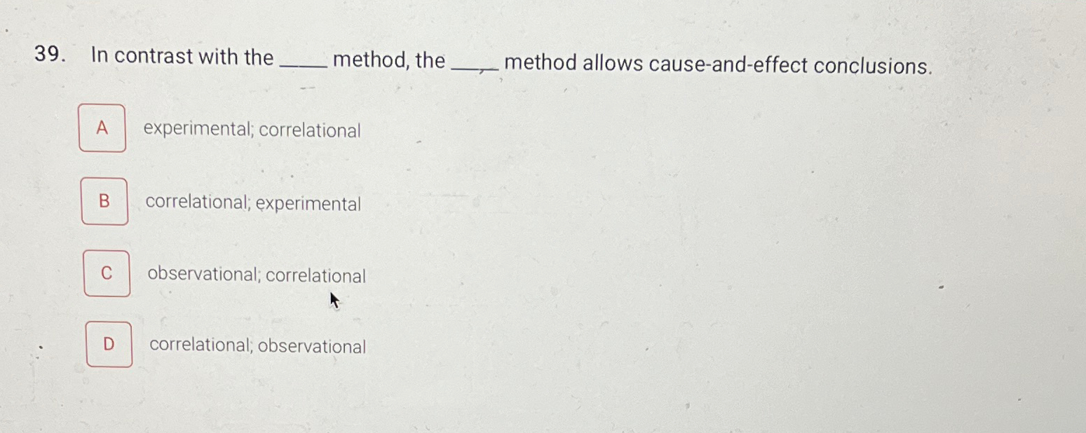 Solved In contrast with the method, the method allows | Chegg.com