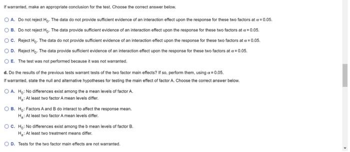 Solved C. Does The Result Of The Lest In Part B Warrant A | Chegg.com