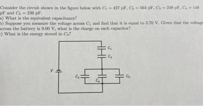 Solved Consider the circuit shown in the figure below with | Chegg.com
