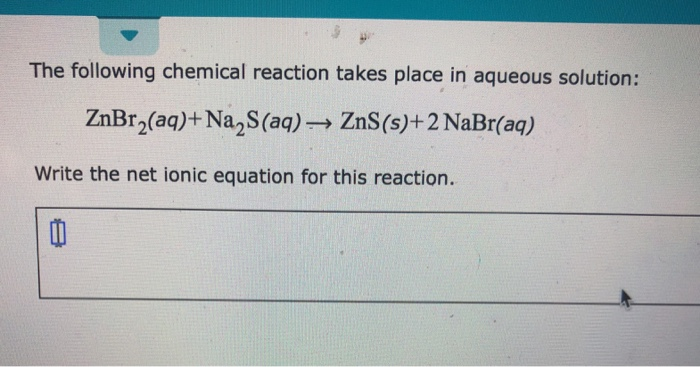 Solved The following chemical reaction takes place in | Chegg.com