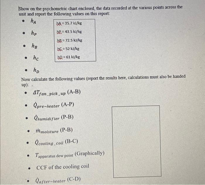 Solved 2. To determine fan heat gain. Switch the fan on and