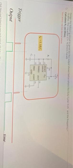 Solved Design the following circuit to generate the output | Chegg.com