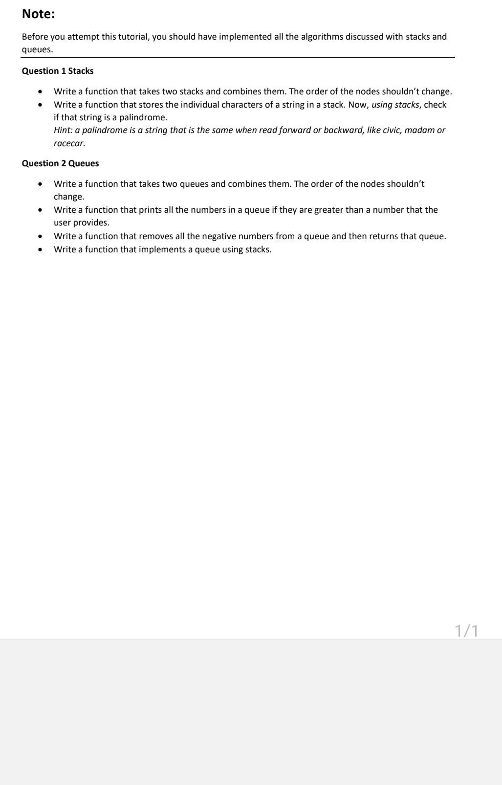 Solved Note Before You Attempt This Tutorial You Should Chegg