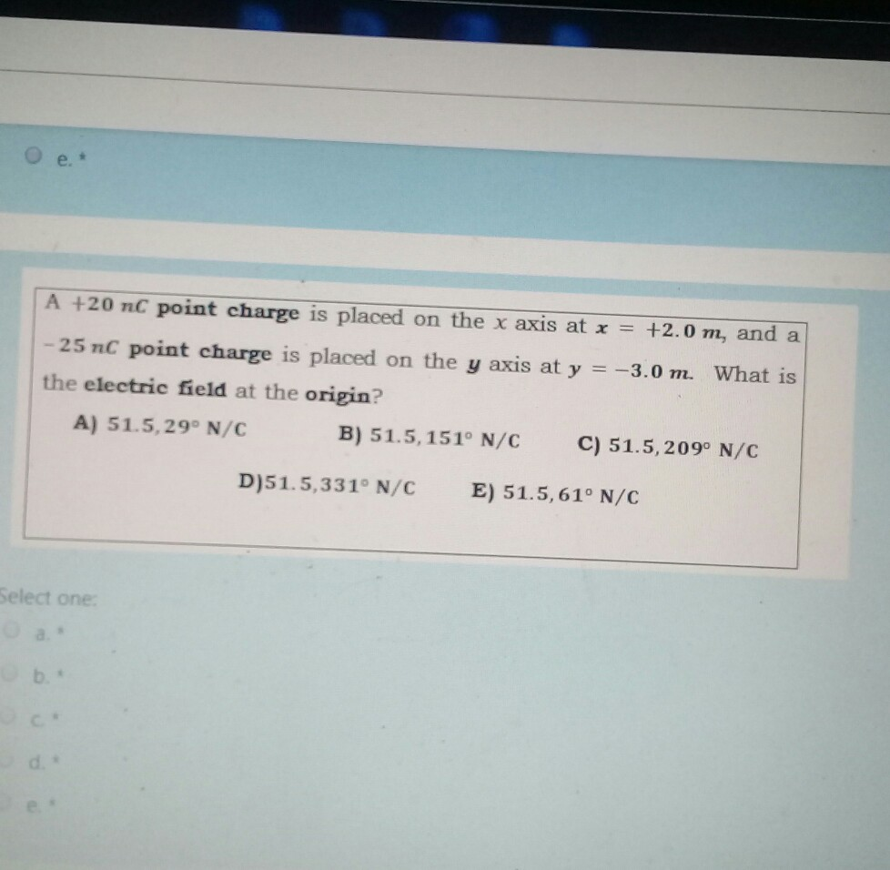 Solved A +20 nC point charge is placed on the x axis at x = | Chegg.com