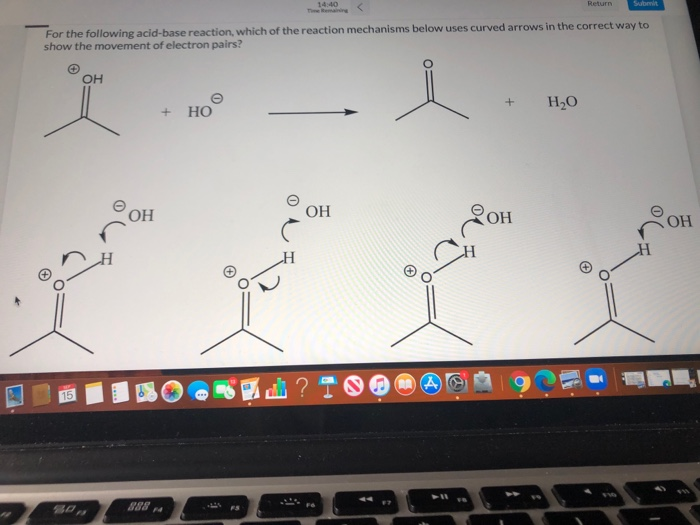 Solved 14:40 с Return Submit For The Following Acid-base 