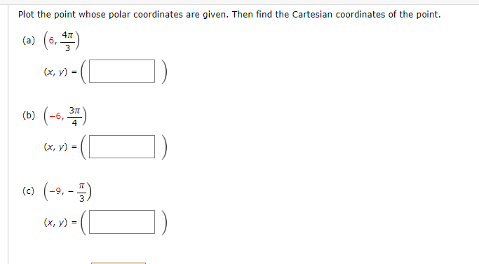Solved Plot the point whose polar coordinates are given. | Chegg.com