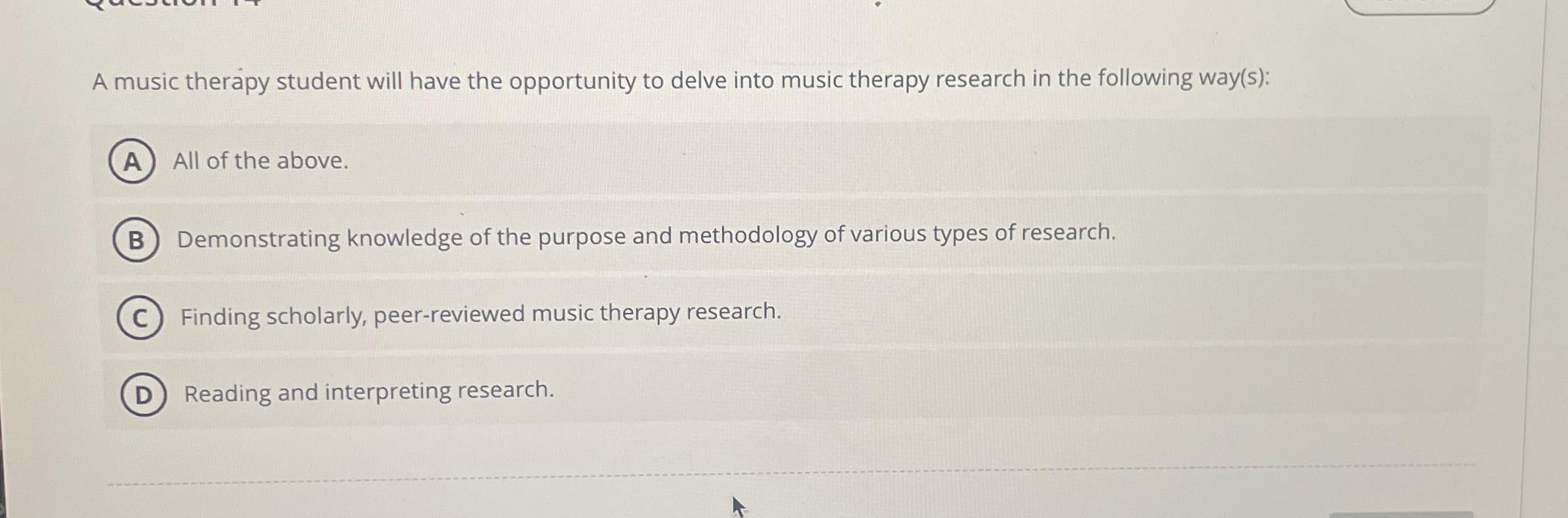 music therapy research paper introduction